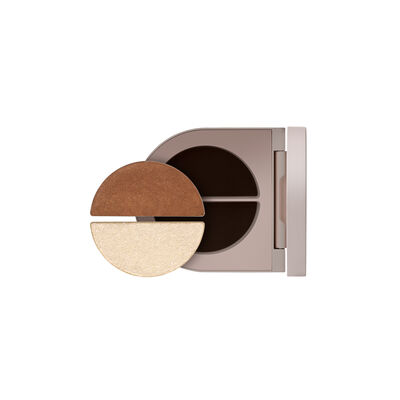 SATIN SHIMMER DUO EYE COCOA WHITE GOLD